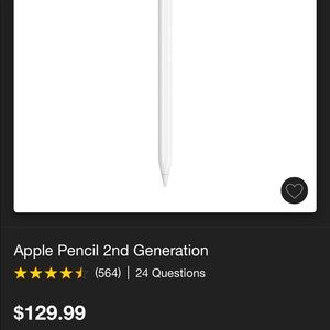 Apple Pencil 2nd gen